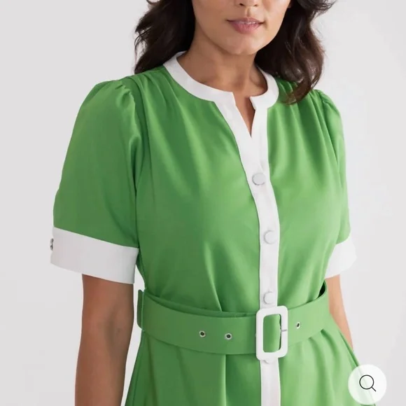 NWT S’edge Sedge Analeise Dress Pine Large $248 - Picture 4 of 6